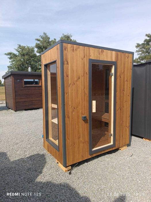 Sauna Ogrodowa Elektryczna 6kW Kwadrat Dostawa Cała Polska