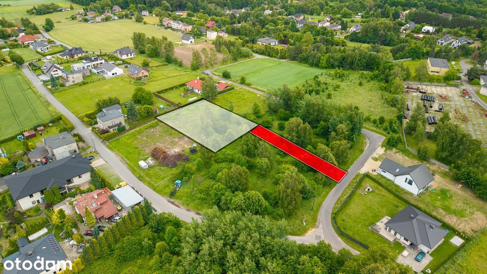 Widokowa działka budowlana na Gniotku