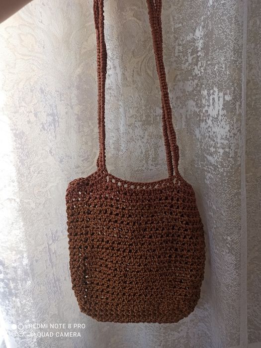 Сумка торба крючком