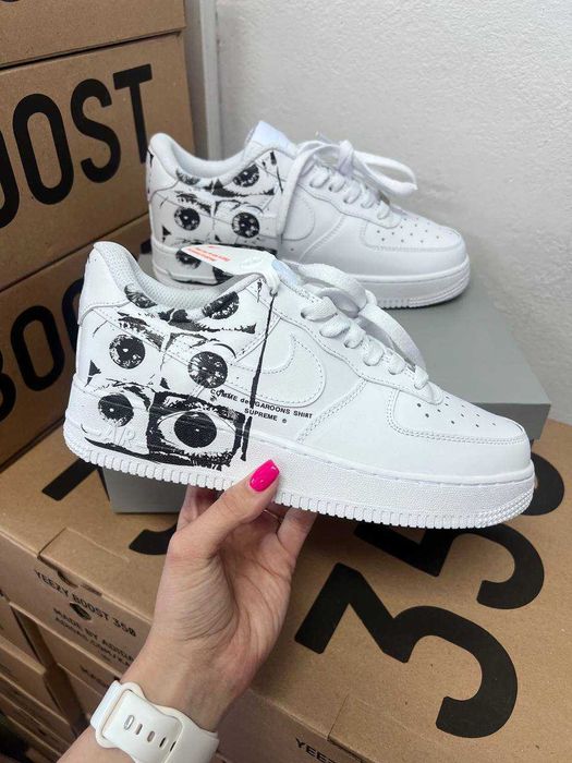 Женские кроссовки Nike Air Force 1 Low х Comme des Garçons Supreme
