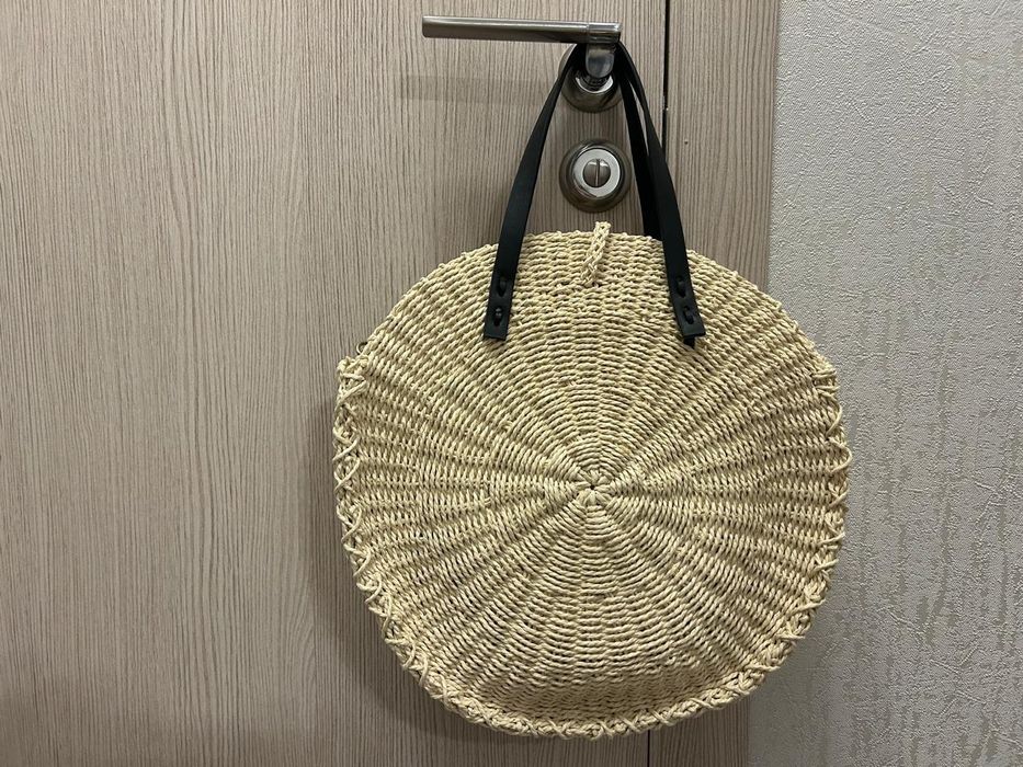 Сумка плетена літня