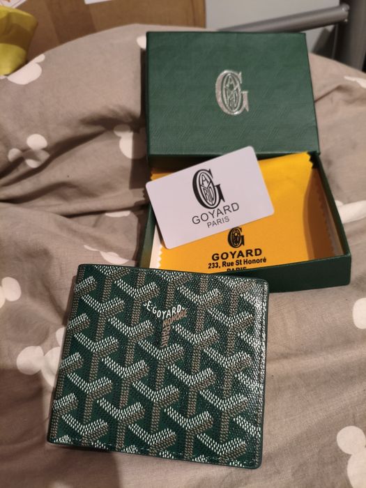 Portfel goyard zielony