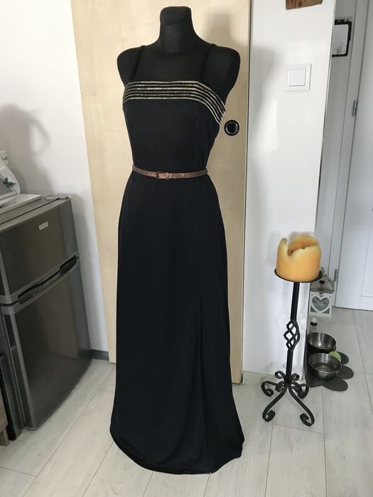 Przepiekna wieczorowa sukienka rozmiar S stan bdb