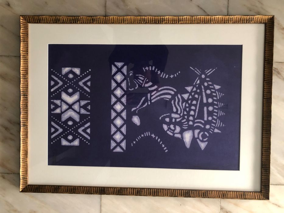 Quadro com moldura 81 x 58 cm