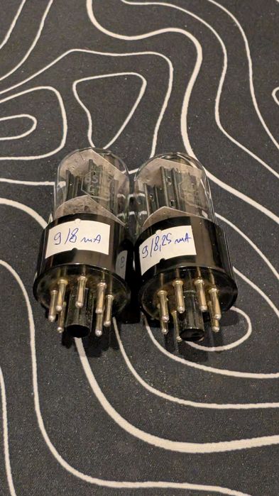 2x NOS lampy RCA 6SN7GTB, dobrana para.