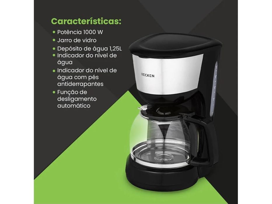 Cafeteira de Gotejamento BECKEN