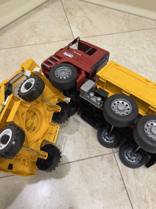 Bruder Спецтехніка Самоскид Екскаватор Брудер Самосвал Экскаватор