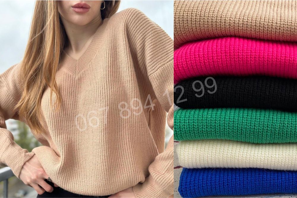 АКЦІЯ! Джемпер Італія M-XXL оверсайз oversize светр кардиган кофта