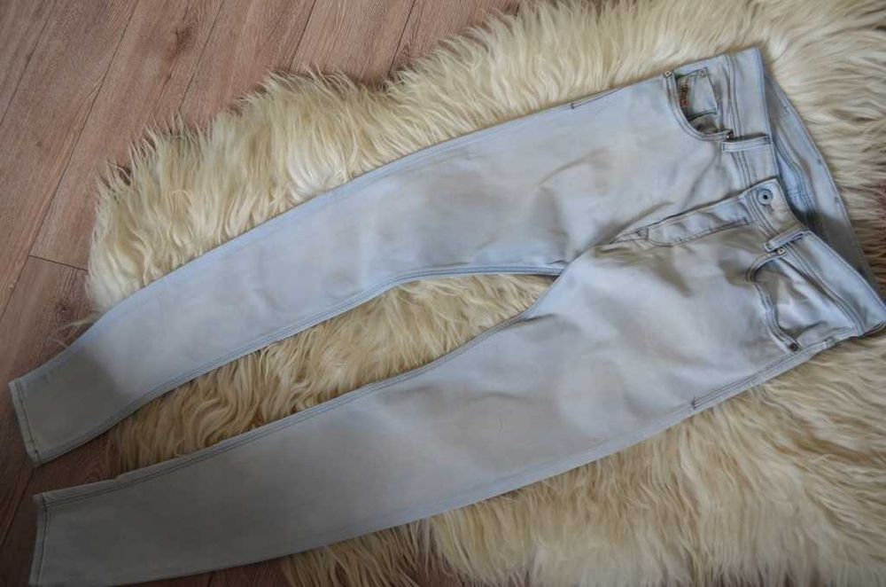 DIESEL SLEENKER Blue Sky W30 L34 L36 slim skinny rurki W31 streetwear