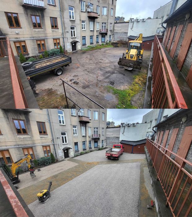 UTWARDZANIE DROGI DOJAZDOWEJ,PLACÓW|Kruszywo,gruzbetonowy,zagęszczanie