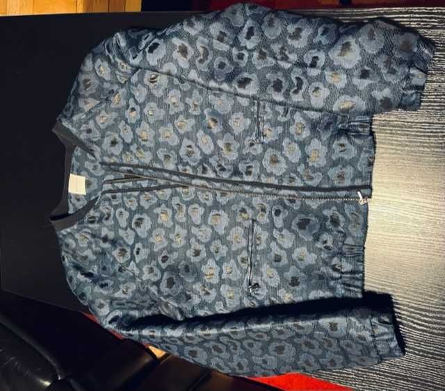 żakiet żakardowy ramoneska  Promod