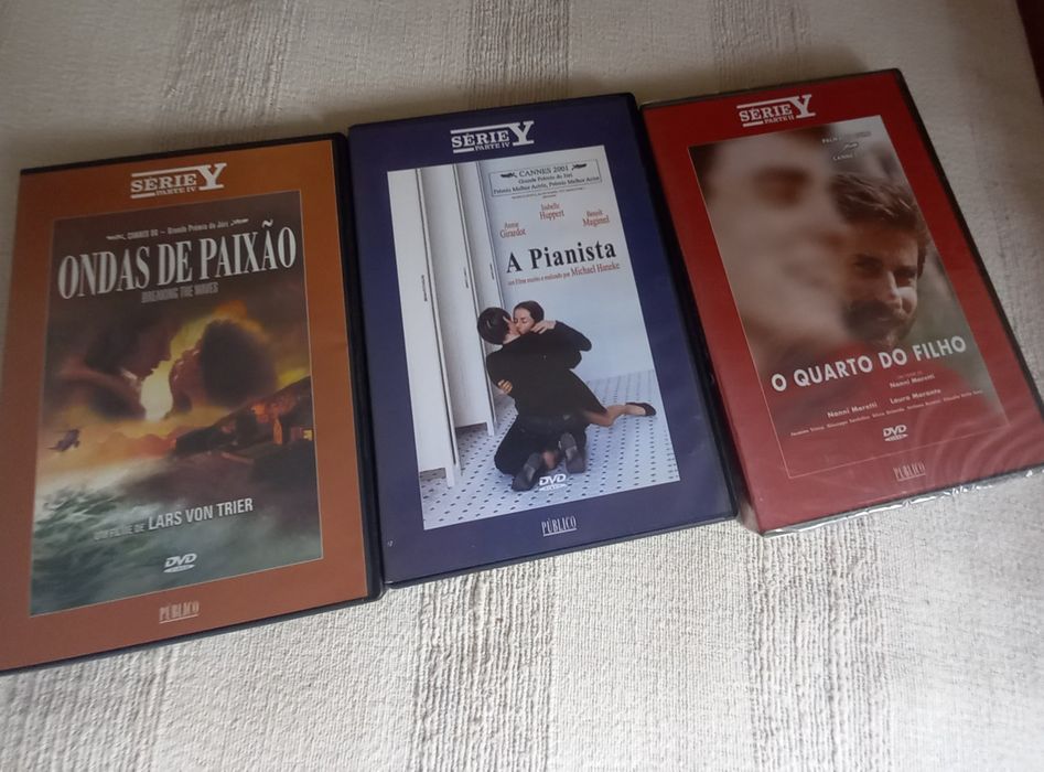Três dvds por oito euros