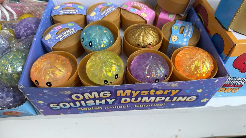Антистресс Дітячий Іграшка Squishy Dumpling сюрприз дитяча іграшка тренд 2026, іграшка сюрприз булочка squishy Dumpling сквіш пельмень !