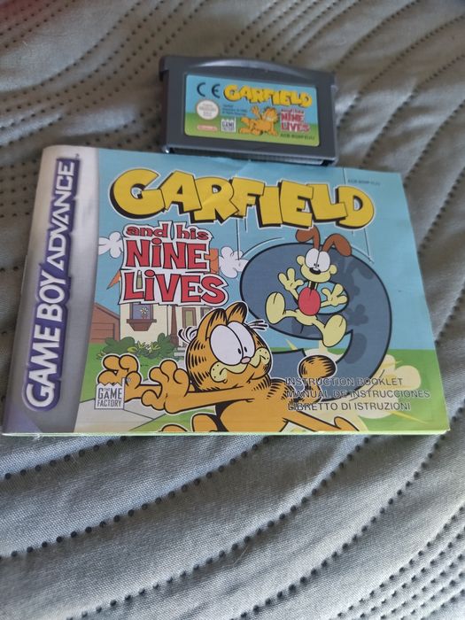 Nintendo Garfield And His Nine Lives GBA Gameboy