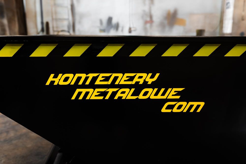 Kontener / Koleba / Kontener samowyładowczy / Kontener metalowy 900L