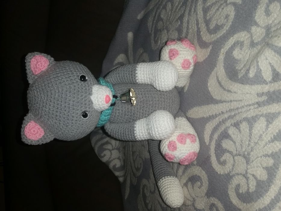 Kotek crochet - możliwość wyboru koloru