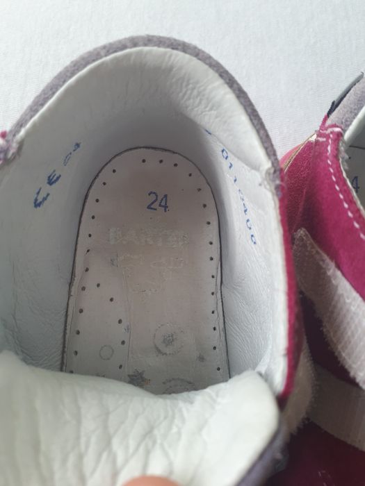 Buty przejściowe Bartek r.24, półbuty dla dziewczynki