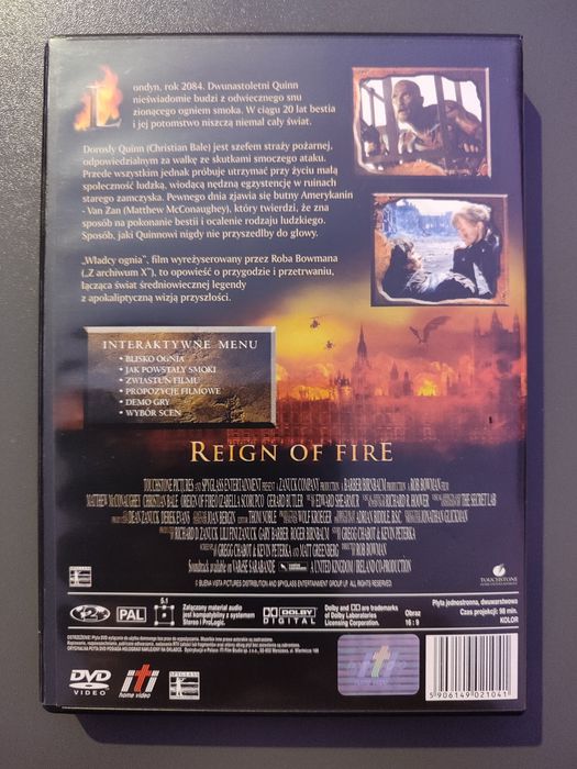 Władcy ognia DVD Lektor PL