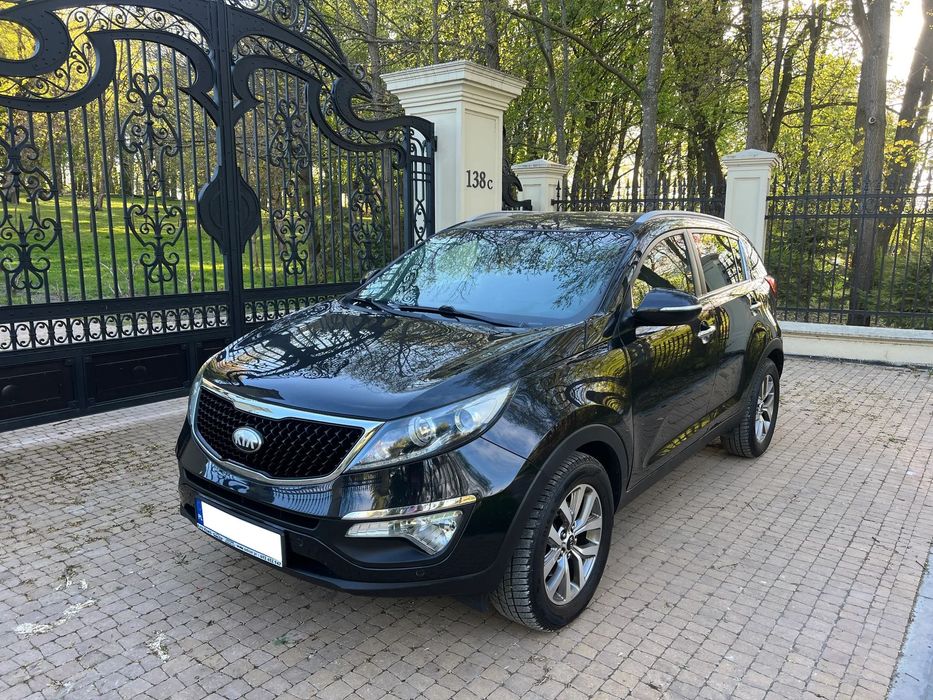 Kia Sportage Kia Sportage III Lift 1.7 CRDi 116KM 2014r Nawigacja Czarny Skóra