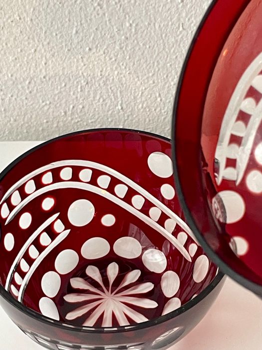 Цукерниця . Червоний кришталь.