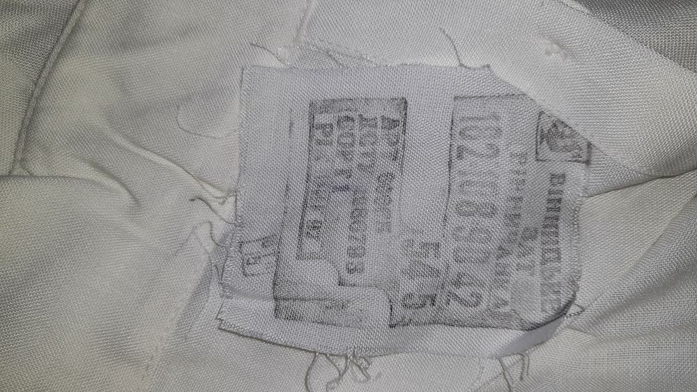 Рубашка мужская белая в полоску "Hoston"