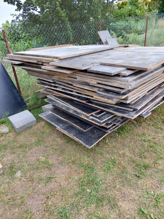 Płyty szalunkowe użyte 1 raz, 21 mm  Zobacz