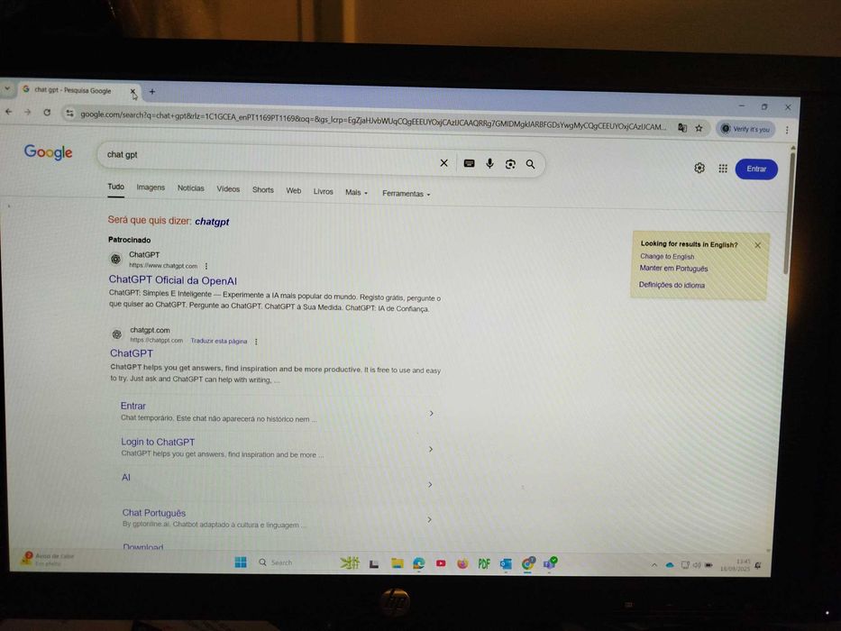 Monitor HP ProDisplay P221, 22″ e teclado DELL KB-216
