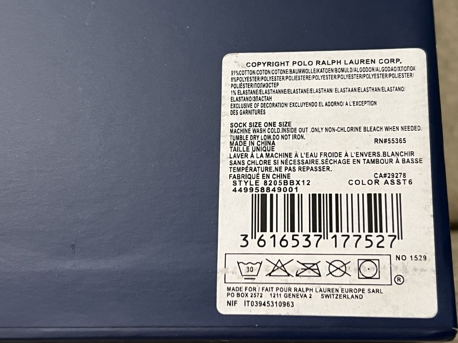 Polo Ralph Lauren skarpetki