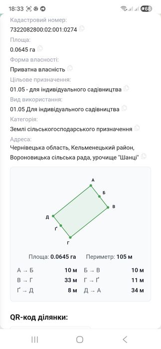 Продам земельну ділянку під садівництво або забудову