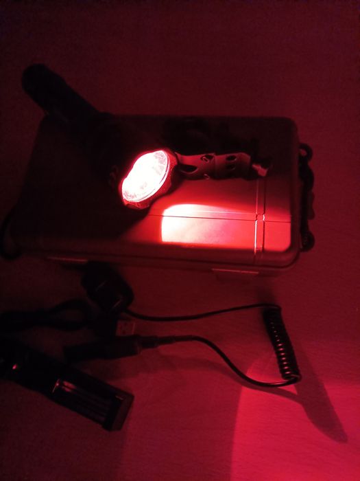 Lanterna vermelha Caça Nocturna