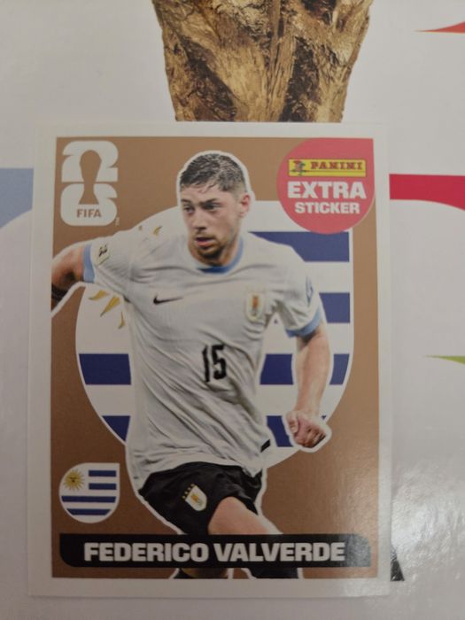 Cromo bronze Valverde Mundial 2026