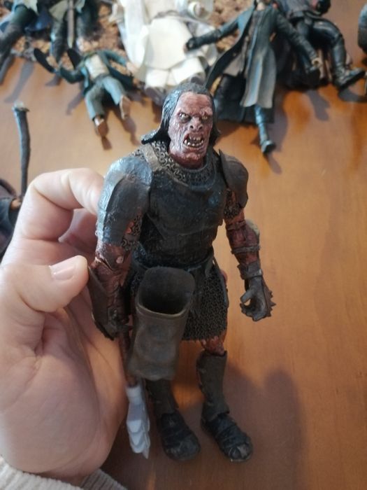 Boneco Uruk Hai senhor dos anéis