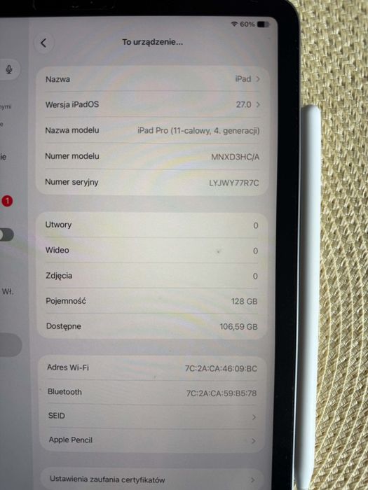 iPad Pro M2 11 cali