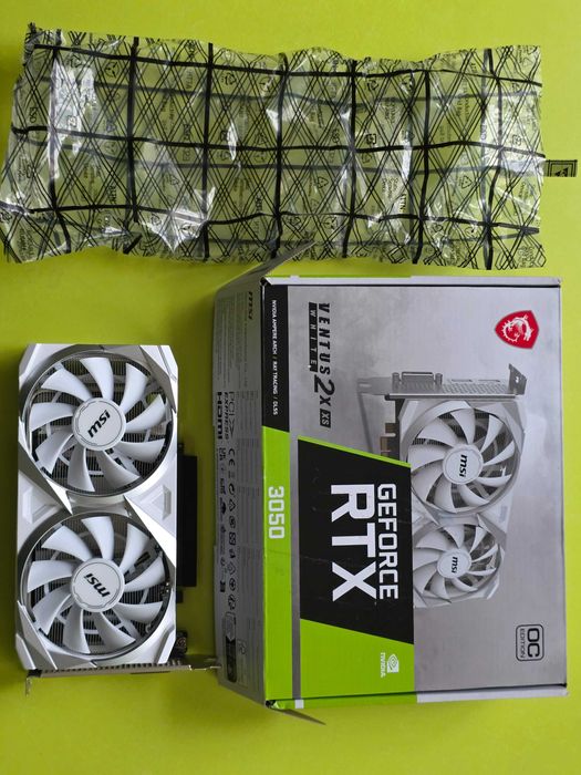 Відеокарта MSI PCI-Ex GeForce RTX 3050 Ventus 2X XS White OC 8GB GDDR6