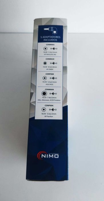 Fonte de alimentação Universal AD-8200 de 180W da Nimo