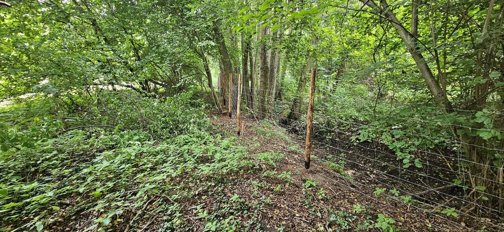 Piekna dzialka budowlana, inwestycja, ogrodzona