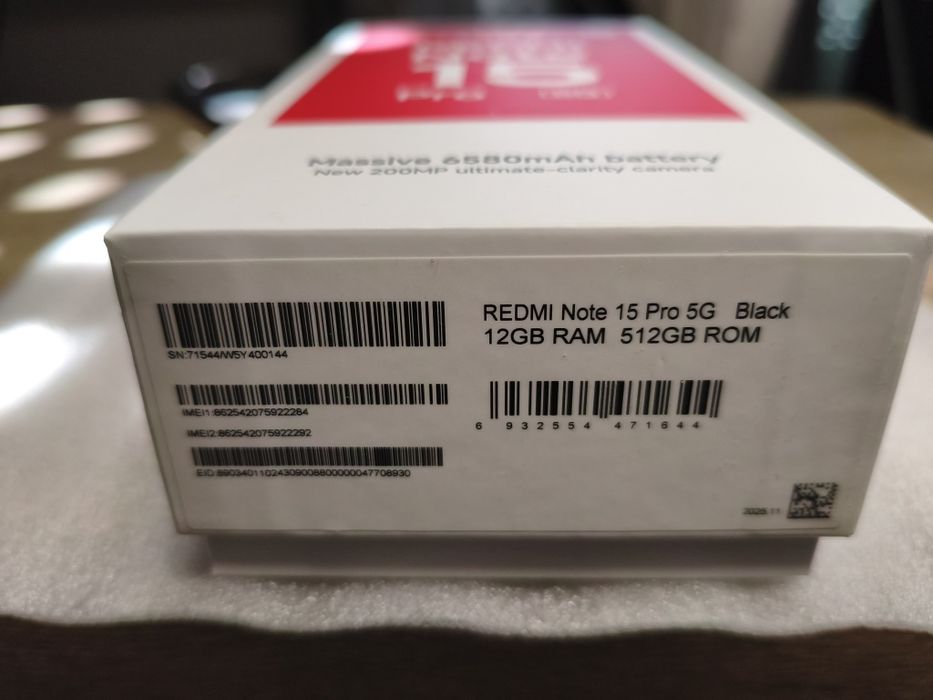 Redmi Note 15 Pro 5G – 12GB RAM / 512GB – Como Novo!