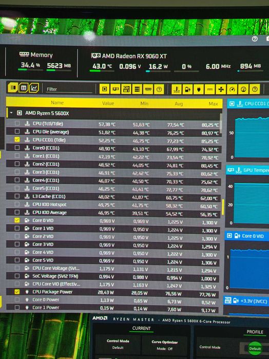 Komputer gamingowy Ryzen5600x/RX9060XT 16gb