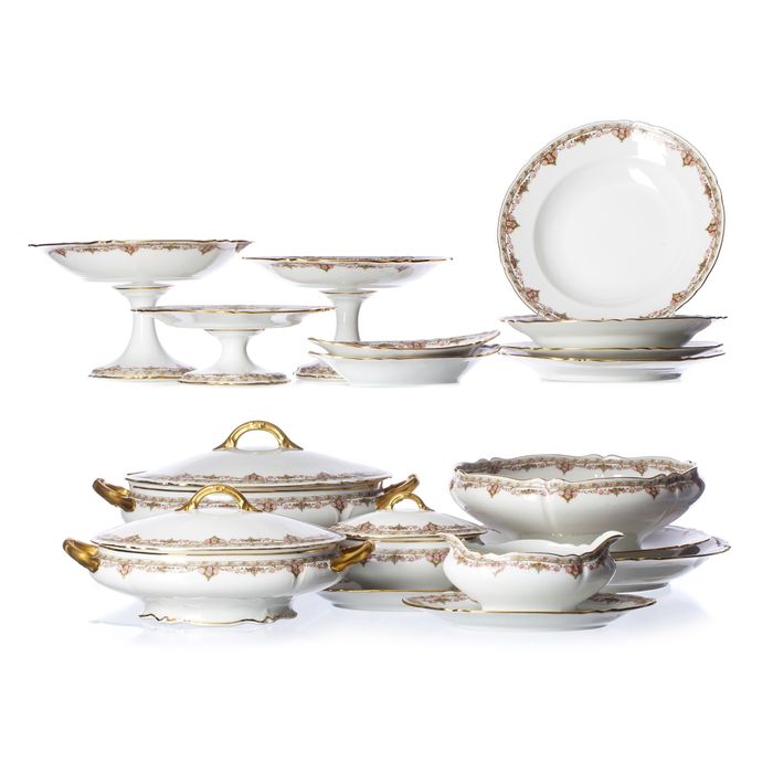 Porcelana - Serviço de jantar - Limoges