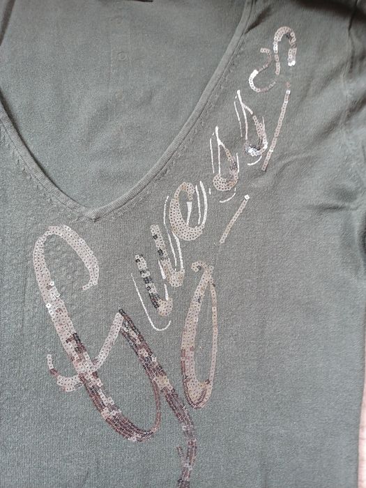 Sweter Guess ze streczem oryginalny XL