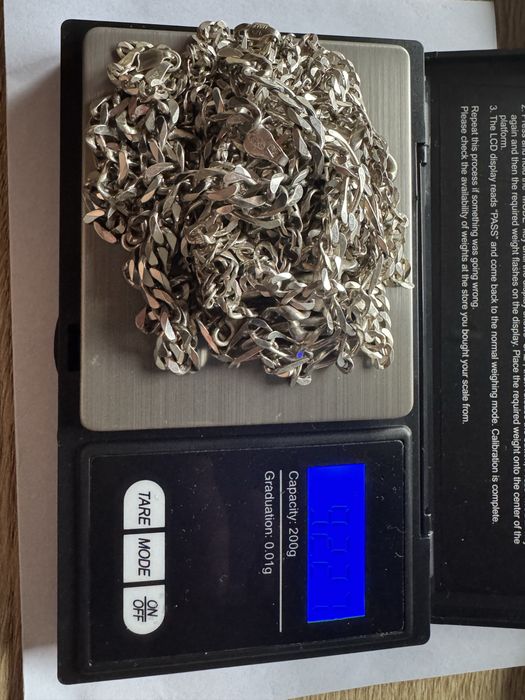 Mix srebrnych wyrobów p925 bransoletka , łańcuszek