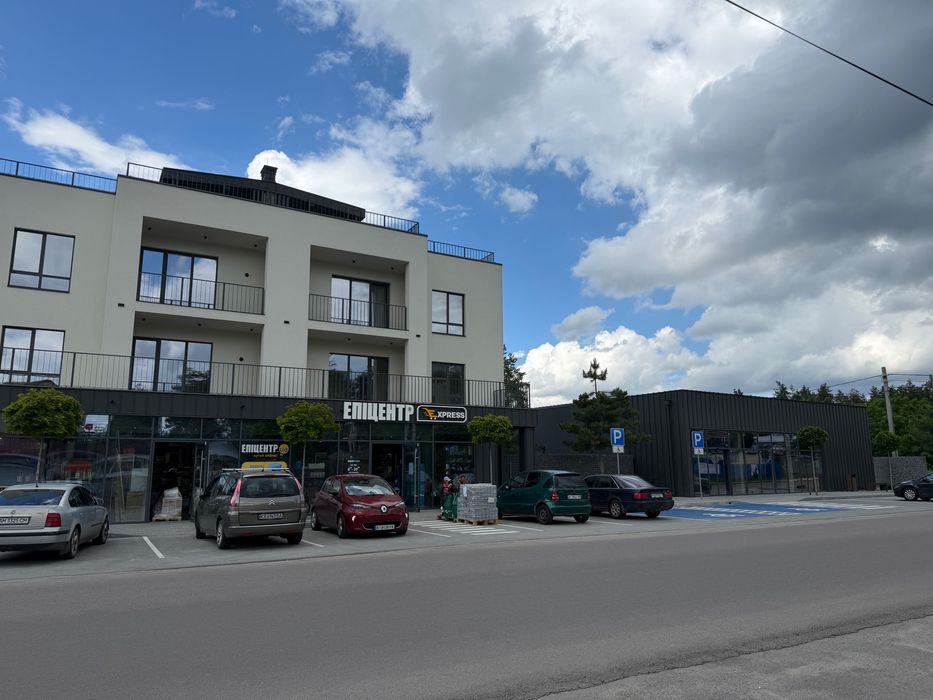 Оренда ПРОДАЖ приміщення 103м2  Глеваха ФАСАД