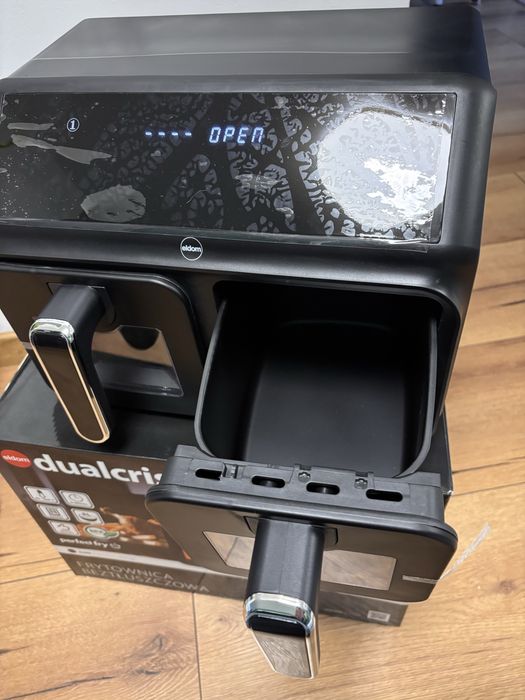 Air Fryer ELDOM FR210 DualCrisp 8l z podwójnym koszem Nowe z Gwarancją