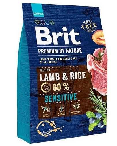 BRIT Sensitive - sucha karma z jagnięciną i ryżem dla psa - 3 kg