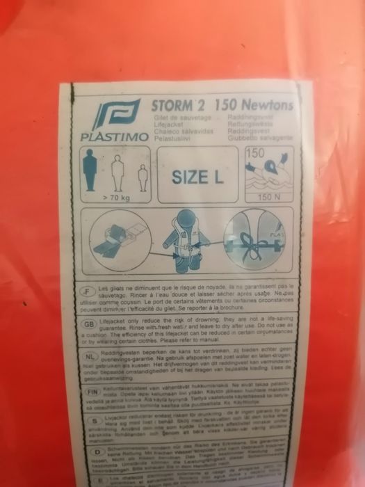 Colete salva vidas novo