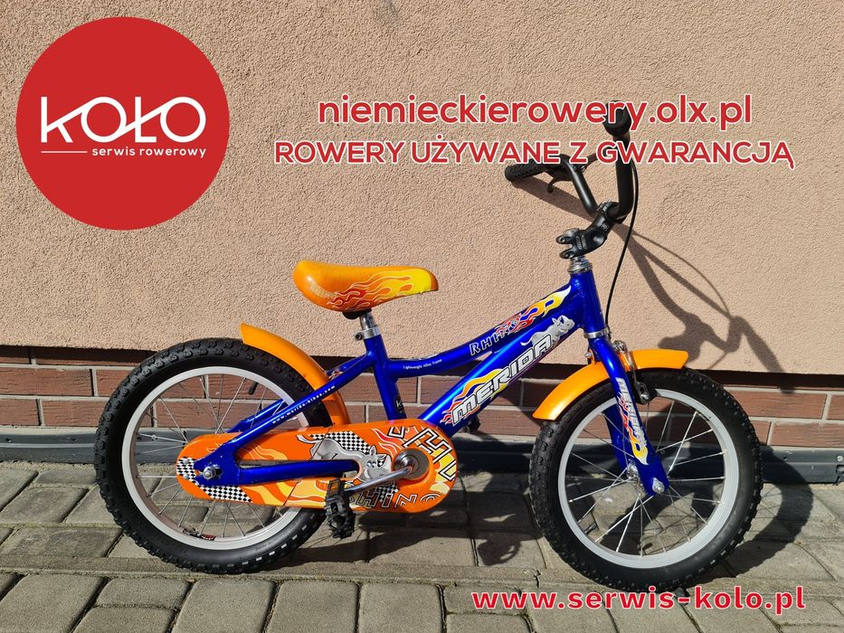 Rower dziecięcy MERIDA koła 16 okazja aluminium polecam WYSYŁKA