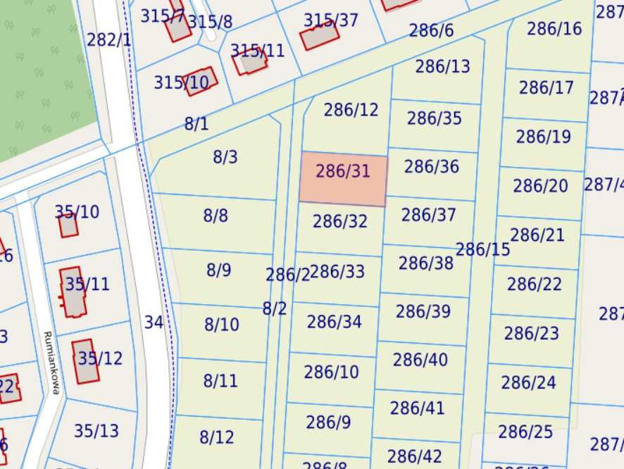Działka na sprzedaż CEWICE numer 286/31