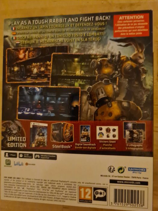 F.I.S.T  castlevania type  ps4