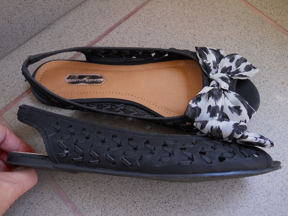 Dorothy Perkins śliczne Sandały Super Stan Wygodne z Kokardą