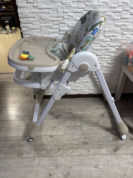 Стільчик для годування Bambi Dino beige (M 3233 Dino Beige)